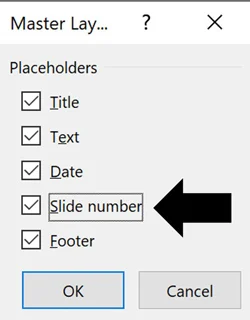 On the Parent Slide of the slide master, make sure you have the Slide Number option ticked