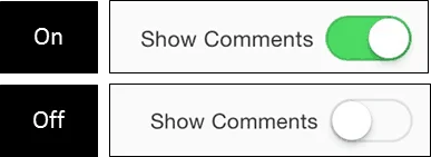 PowerPoint for iPad Review Tab #1 Comments On Off