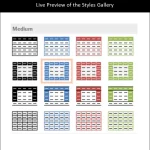PowerPoint for iPad Table Tab #1 Tables Styles Options All Applied 2
