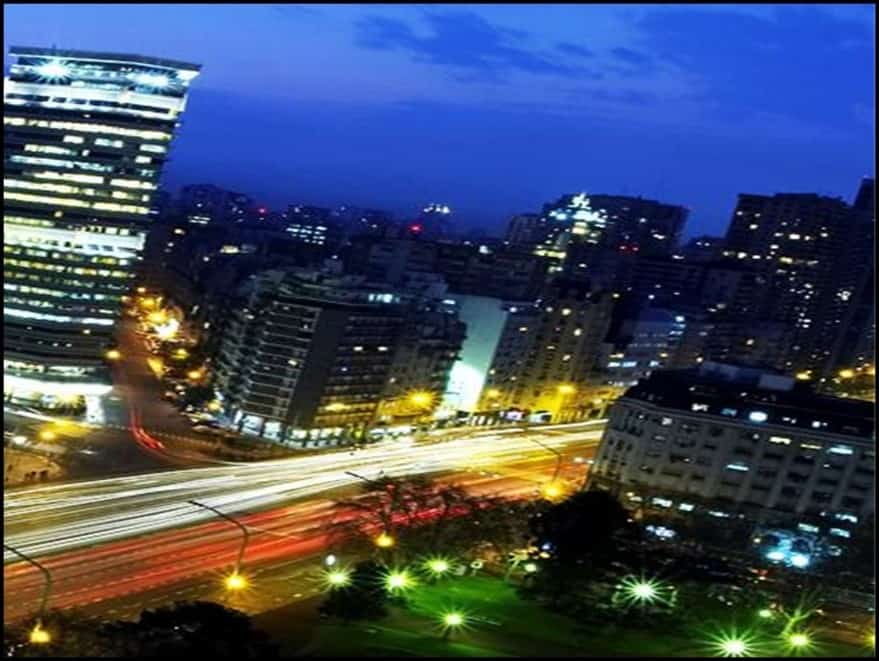 PowerPoint Animation City Night Scene Part 1 Step #1C