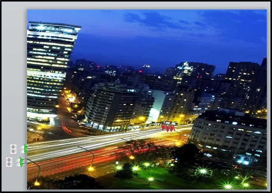 PowerPoint Animation City Night Scene Part 2 Step #17