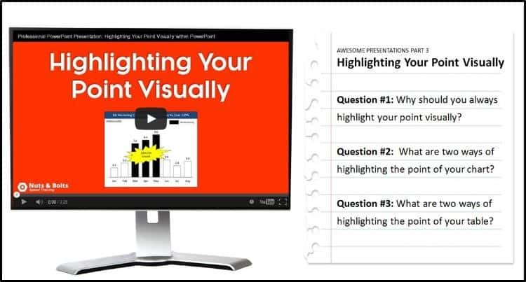 The final example of a YouTube video embedded in PowerPoint 2007