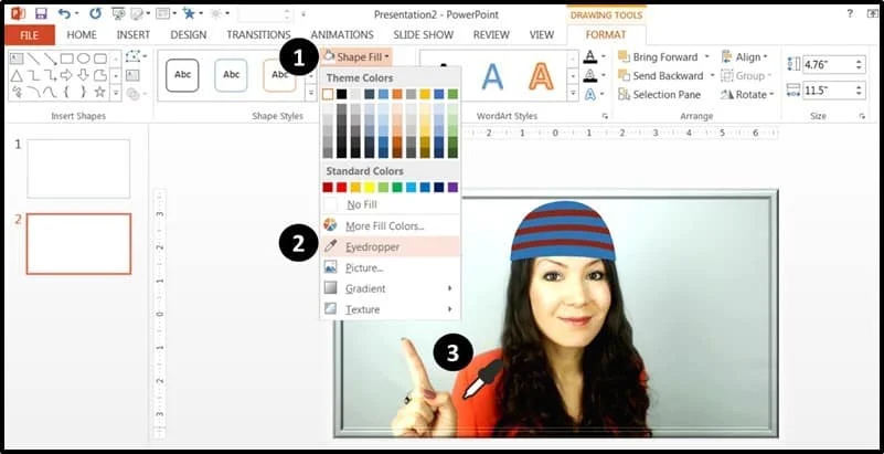 PowerPoint 2013 Upgrade #2 - Eye Dropper 1