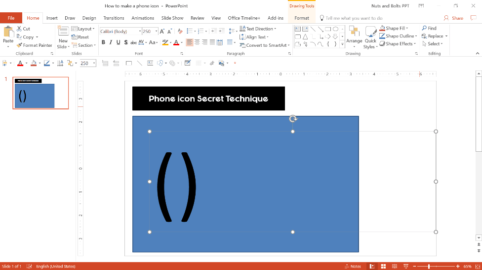 Phone-Icon-Step-2-add-a-text-box