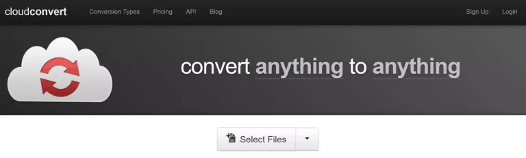 company logo for cloud convert, allowing you to convert anything to anything