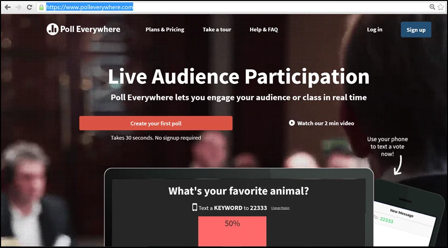 Create a Poll 2 - polleverywhere