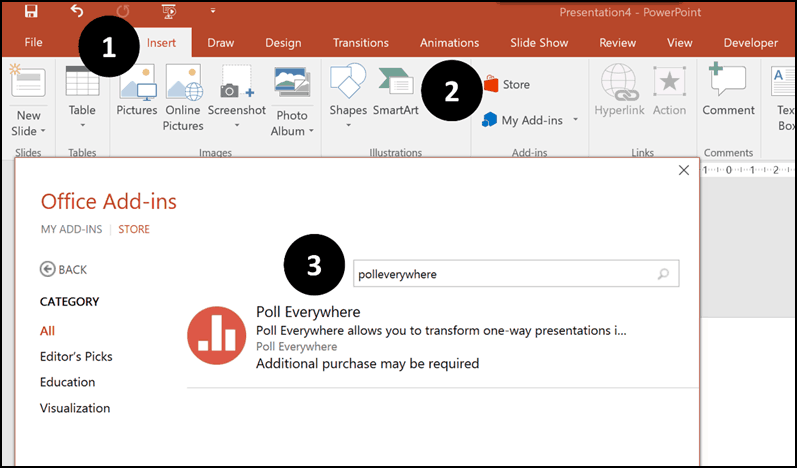 Create a Poll 4 - Install the poll addin