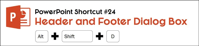 Hit Alt plus Shift plus D on your keyboard to open the header footer dialog box