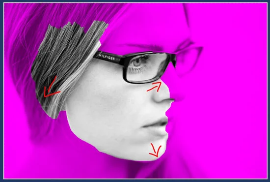 Example of a difficult photo to remove the background because the image is one solid color