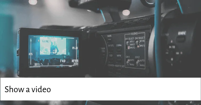 Showing videos is a great way to engage your audience during a presentation