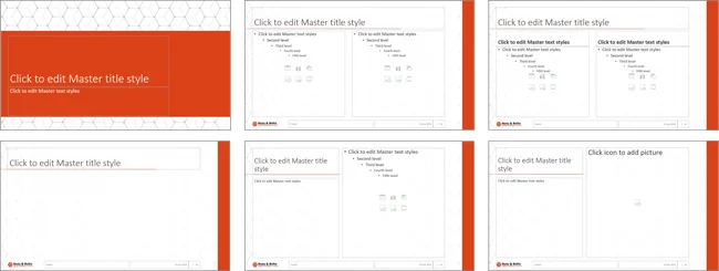 Examples of the rest of the default Child Layouts, finalized.