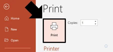 Click print to print your handouts with multiple slides per page