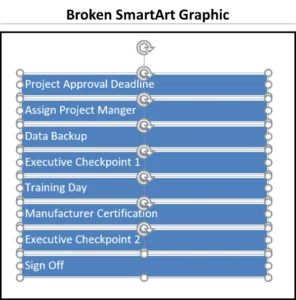 Gantt-Chart-9-ungroup-SmartArt-graphic