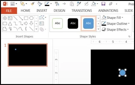 PowerPoint Falling Snow Animation Part 1 Step #3B - Make it perfectly round 2