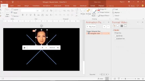 PowerPoint-Hologram-13-arrange-the-video-above