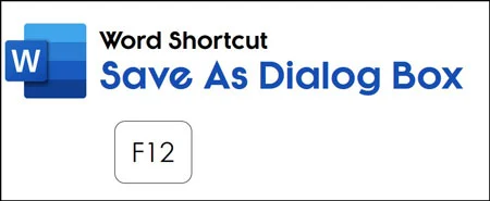 Hit F12 to open the save as dialog box